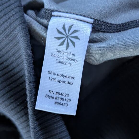 Athleta Performance Track Jacket Womens S Gray Zip Pockets Stretch Athleisure - Picture 6 of 8